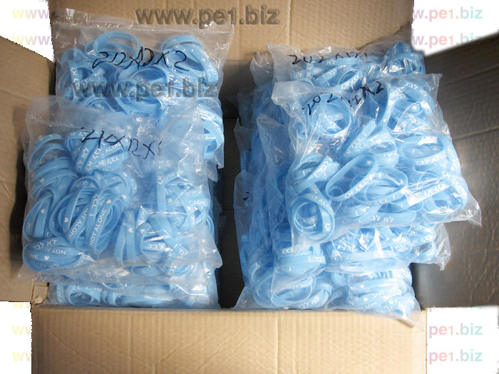 צמידי סיליקון מודפס  לוגו לאנס - תמונה 2