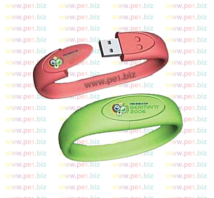 צמיד-סיליקון-עם-זכרון-נייד-USB,סילון - תמונה 3