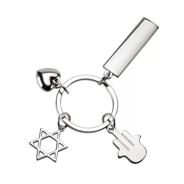 מחזיק מפתחות קינטי דוד אליפטי
