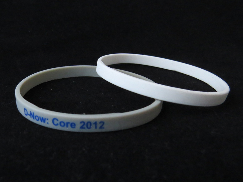 צמיד סיליקון צר מודפס, איריס