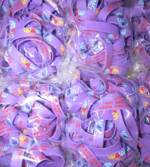 צמידי סיליקון גומי 18 ממ, אתנה - תמונה 2