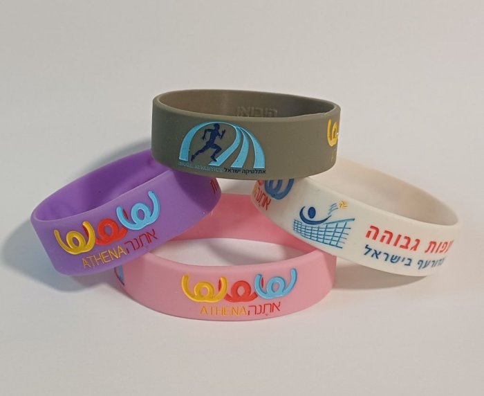 צמידי סיליקון גומי 18 ממ, אתנה - תמונה 3