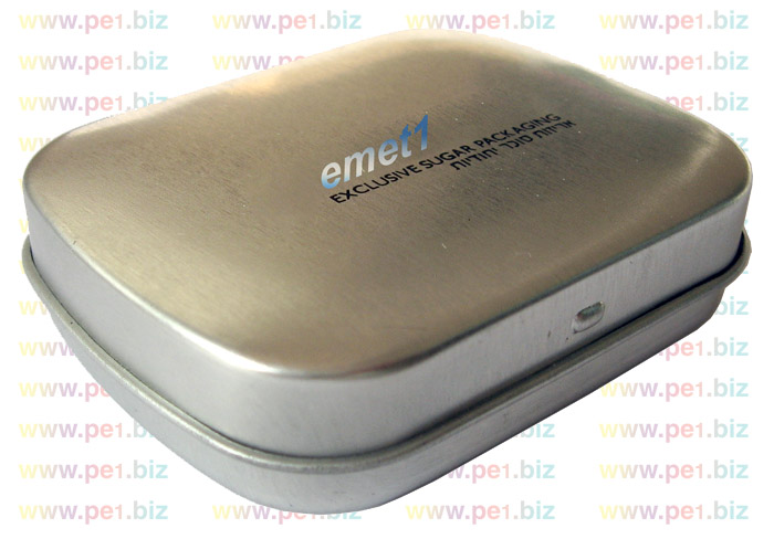 קופסת סוכריות ממותגת,ורדית - תמונה 3