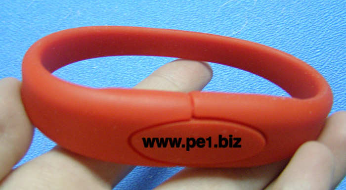 צמיד-סיליקון-עם-זכרון-נייד-USB,סילון - תמונה 4